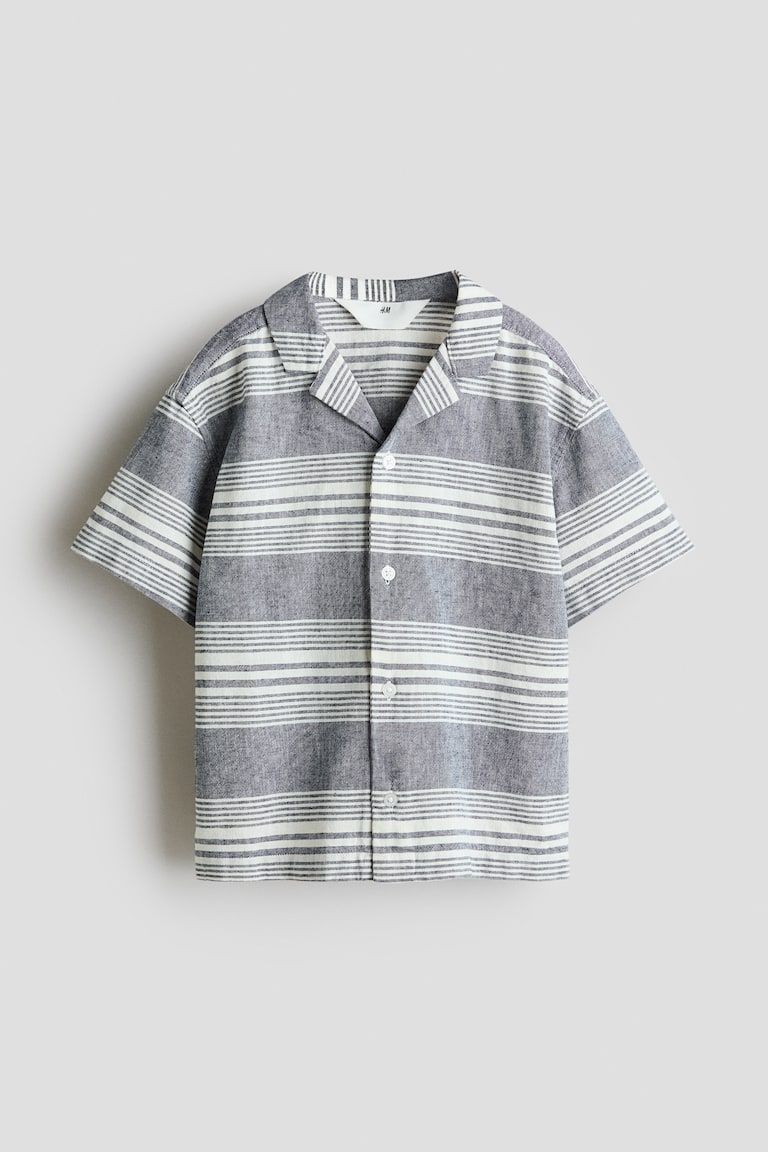Linen-Blend Resort Shirt