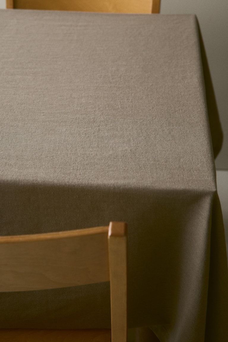 Linen-Blend Tablecloth
