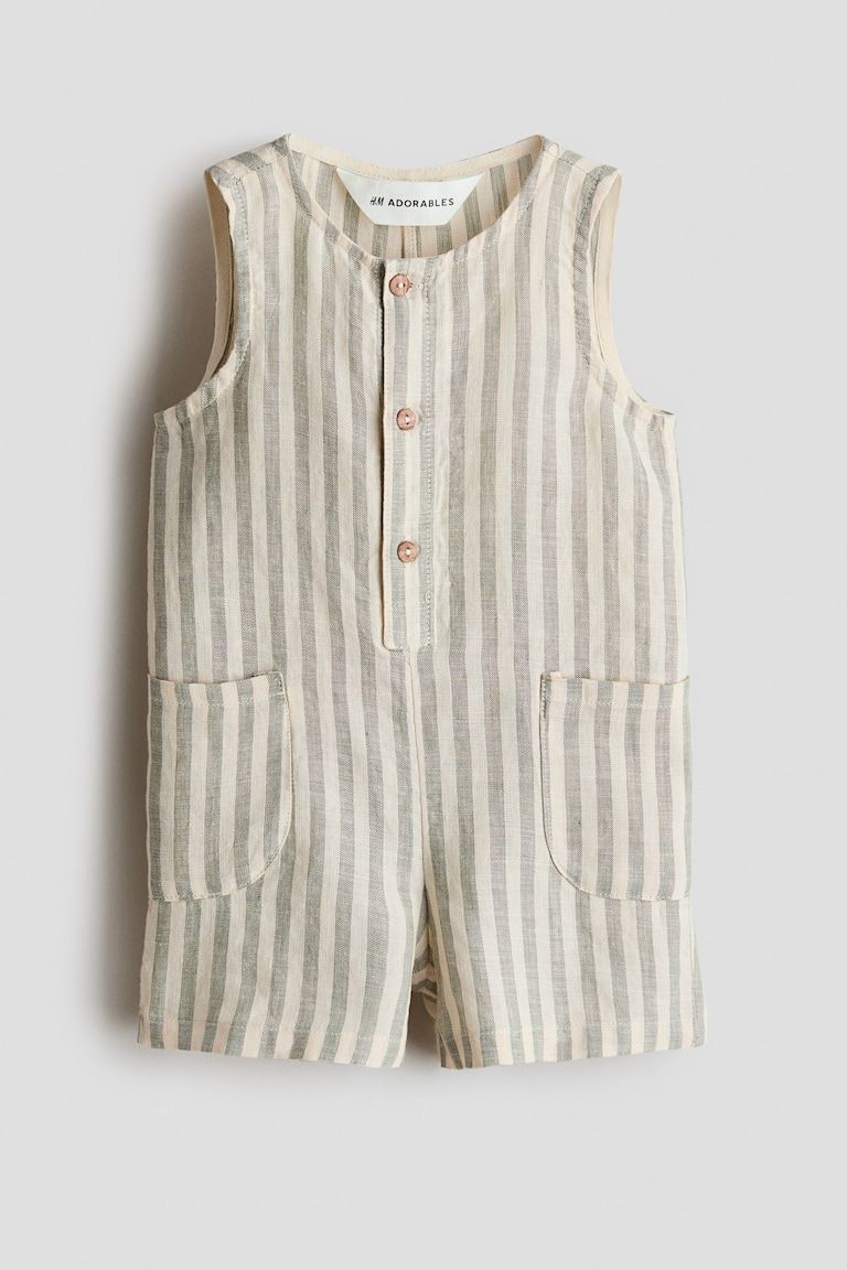 Linen Romper Suit