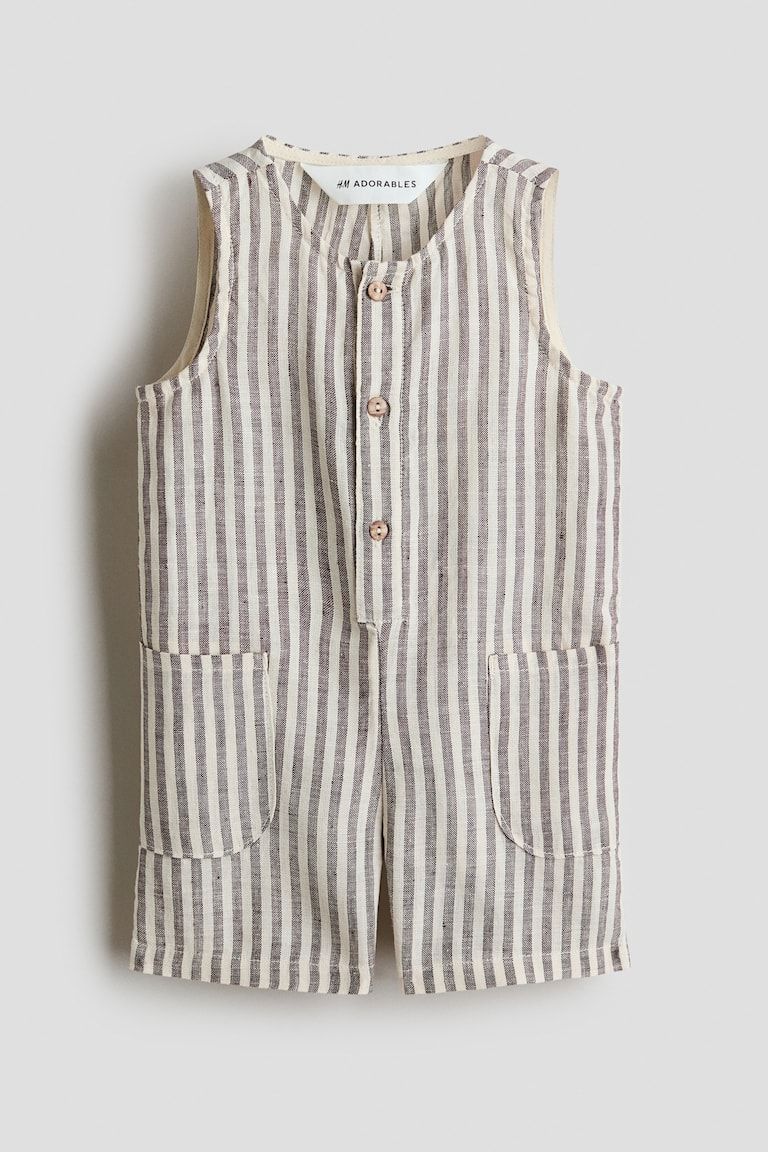 Linen Romper Suit