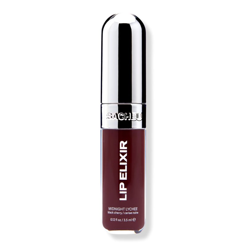 Lip Glaze Elixir 3-in-1 Balm + Oil + Gloss - Midnight Lychee