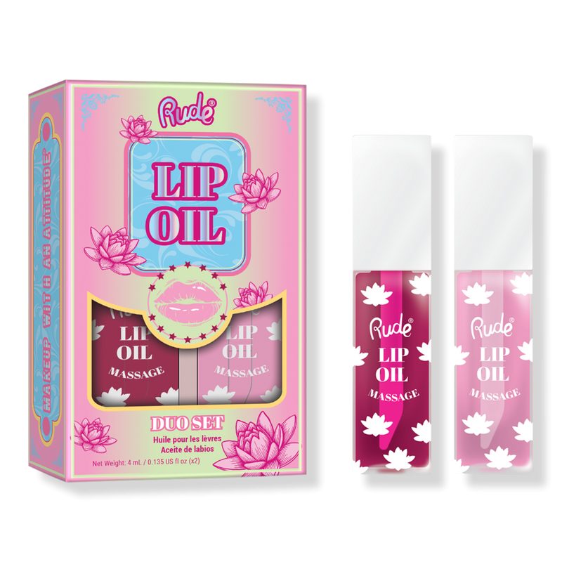 Lip Oil Massage Duo - Passion Fruit / Grapefruit Duo