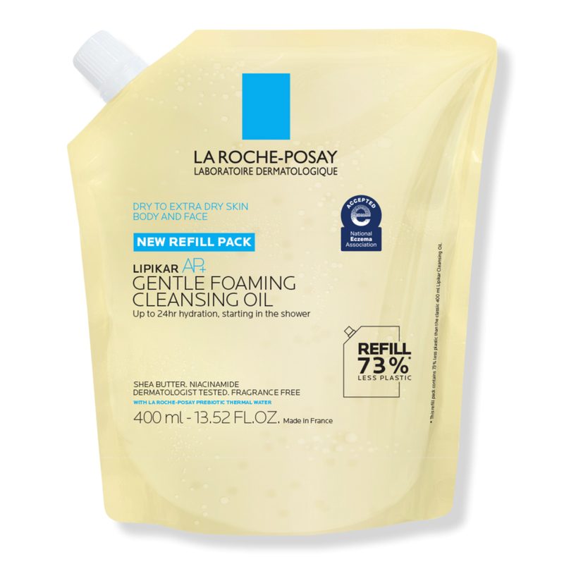 Lipikar AP+ Gentle Foaming Cleansing Oil - 13.52 oz (Refill)
