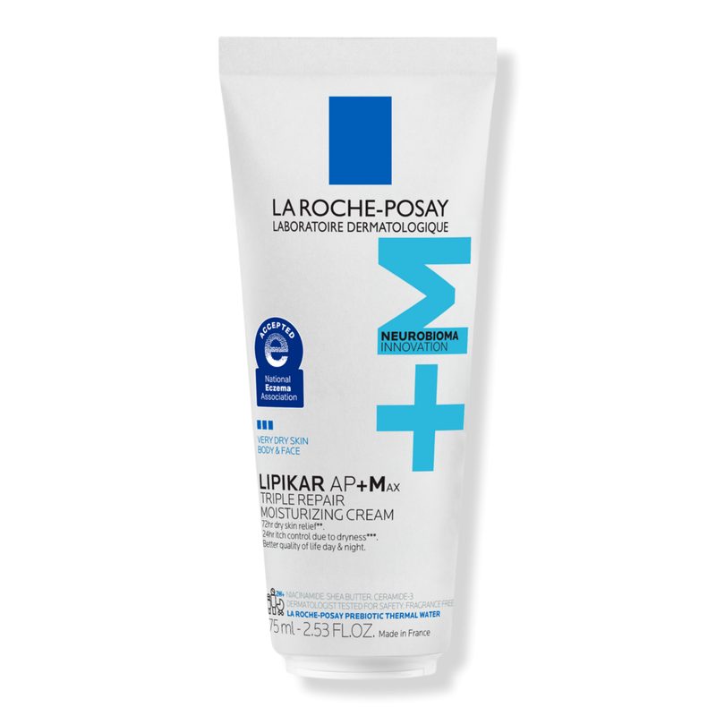 Lipikar AP+M Triple Repair Body Moisturizing Cream for Dry Skin - 2.5 oz