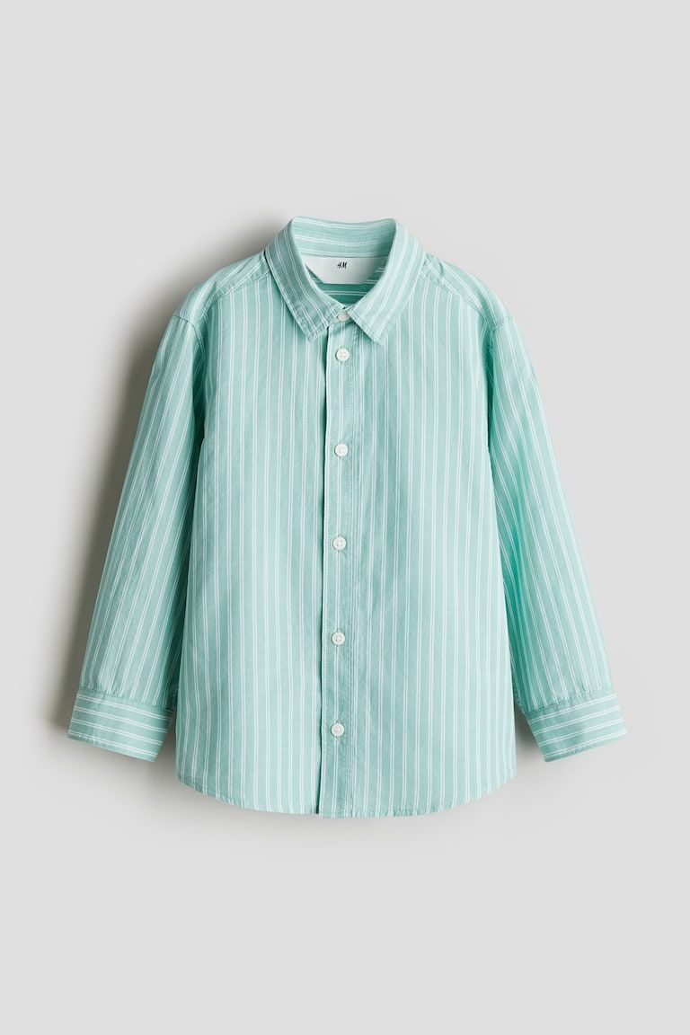 Long-sleeved Cotton Shirt