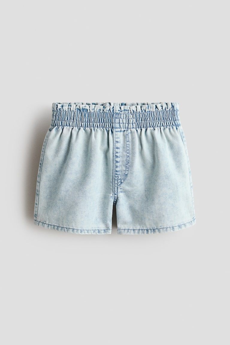 Loose Fit Denim Shorts
