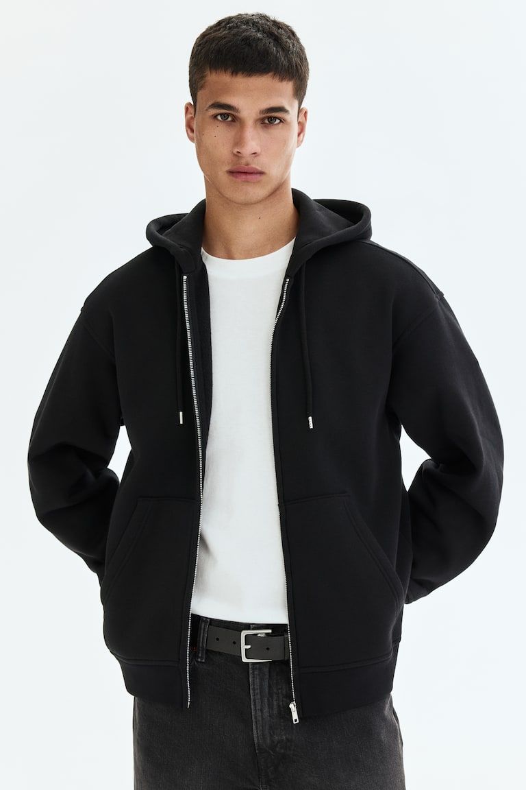 Loose-Fit Hooded Jacket