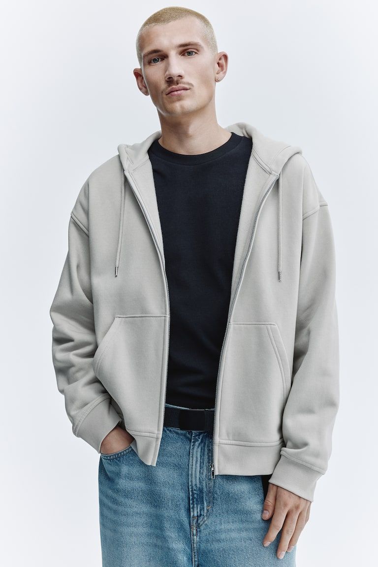 Loose-Fit Hooded Jacket