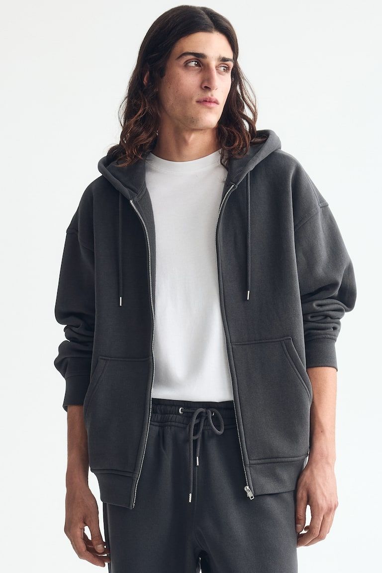 Loose-Fit Hooded Jacket