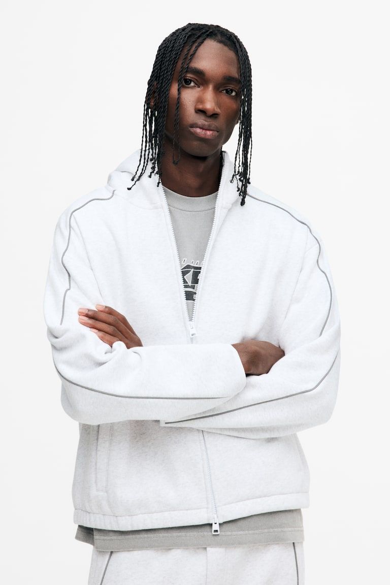 Loose-Fit Hooded Jacket