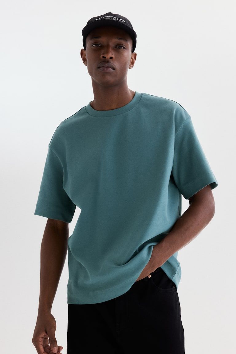 Loose-Fit Interlock T-Shirt