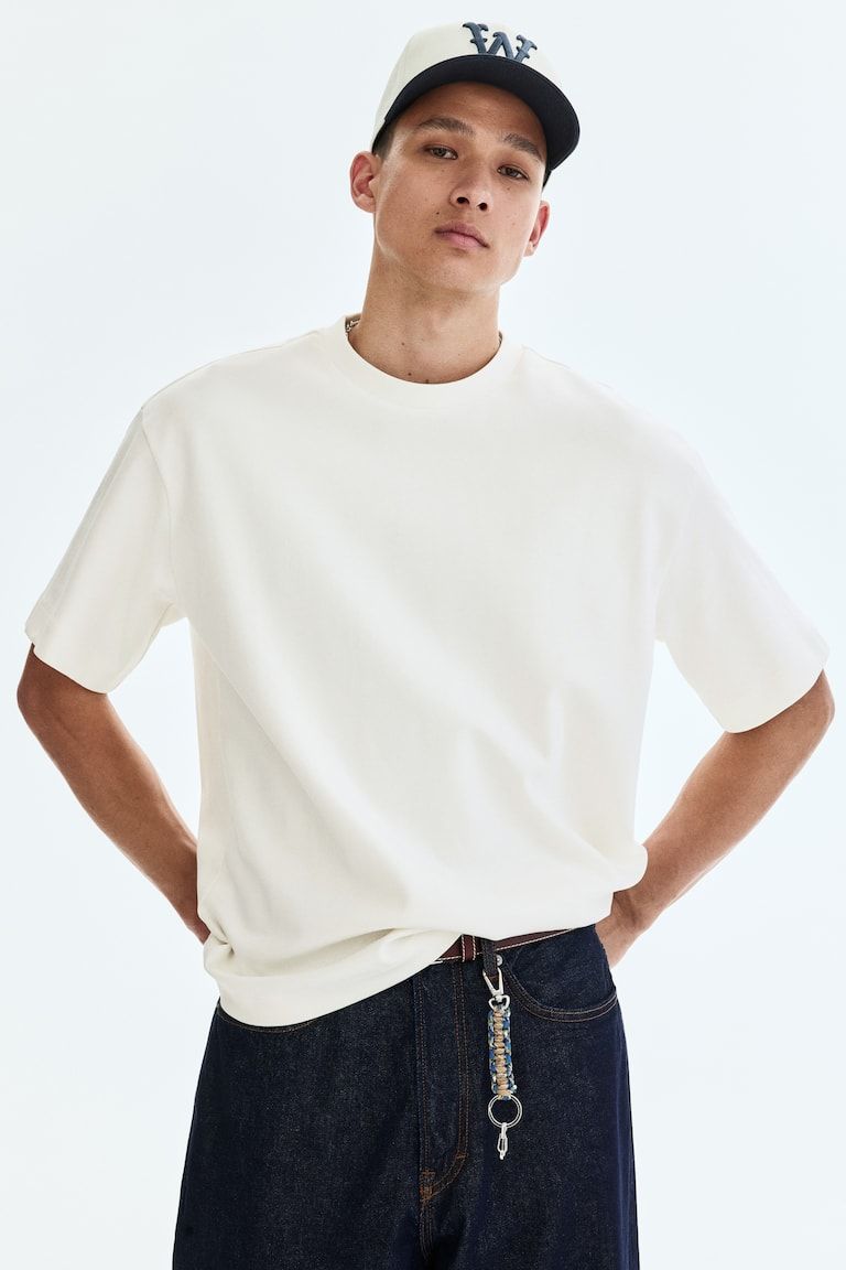 Loose-Fit Interlock T-Shirt