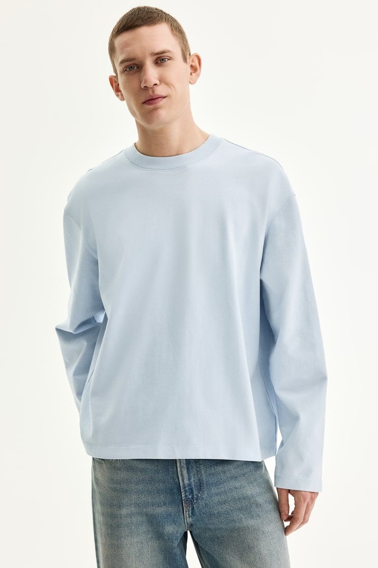 Loose-Fit Long-Sleeved Shirt