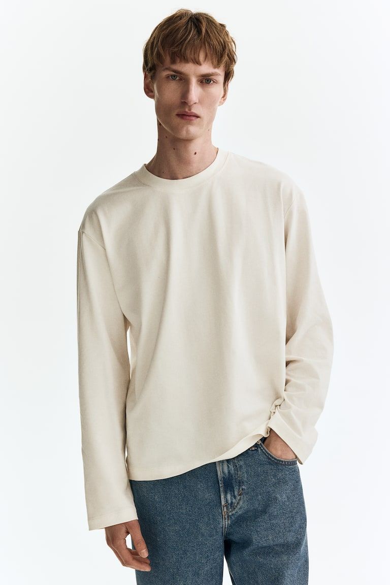 Loose-Fit Long-Sleeved T-Shirt