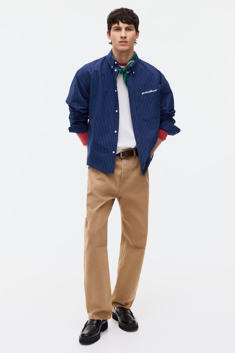 Loose-Fit Oxford Shirt
