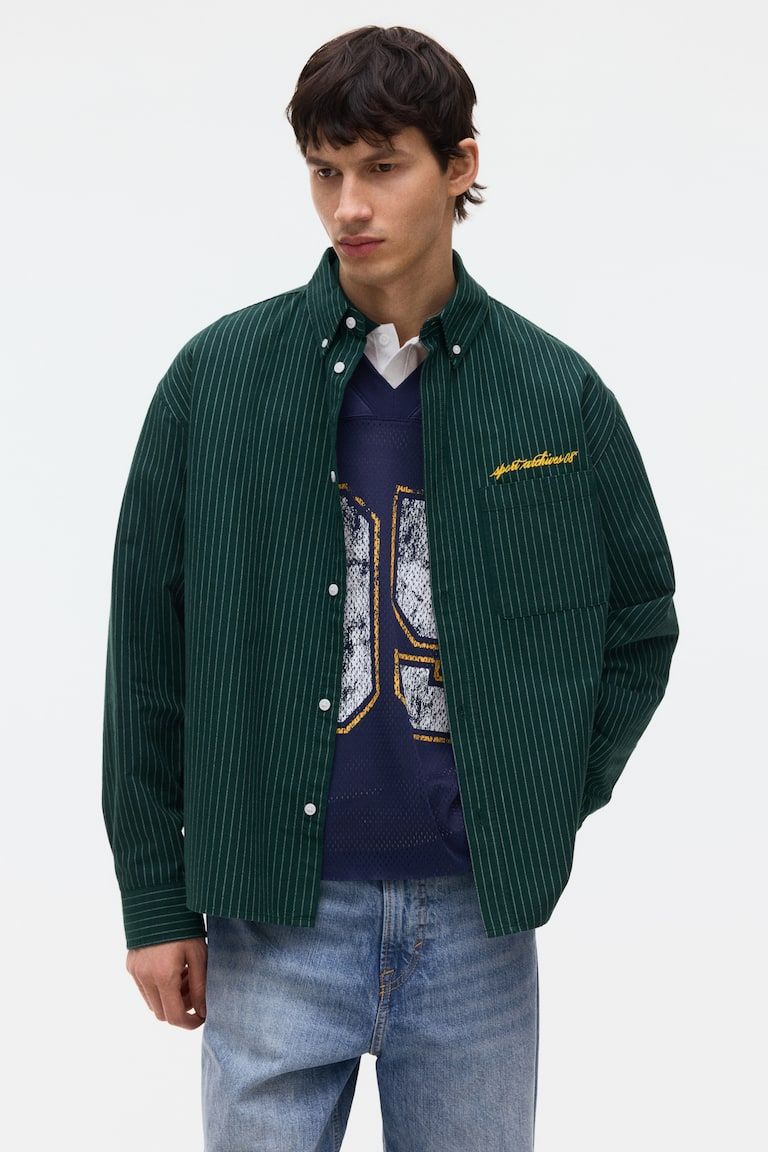 Loose-Fit Oxford Shirt