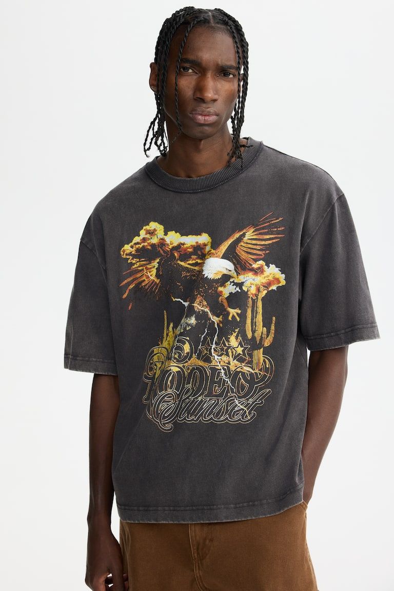Loose-Fit Printed T-Shirt