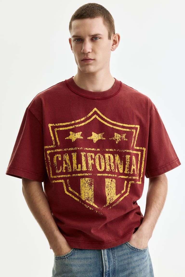 Loose-Fit Printed T-Shirt