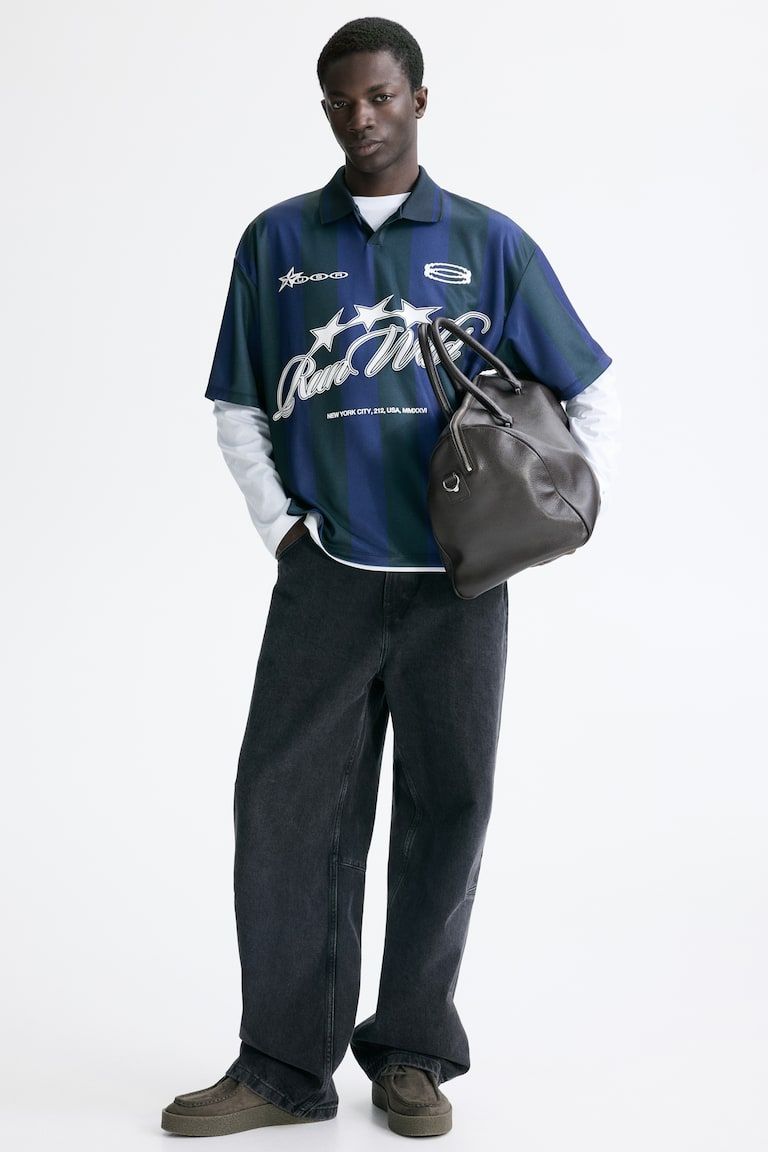 Loose-Fit Soccer Shirt
