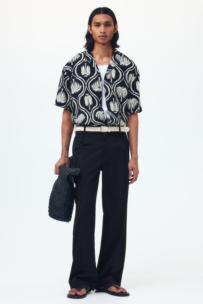 Loose-Fit Tailored Pants