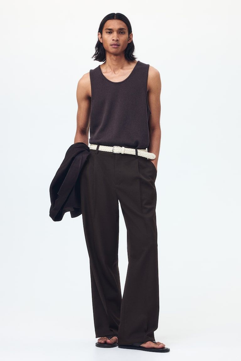 Loose-Fit Tailored Pants
