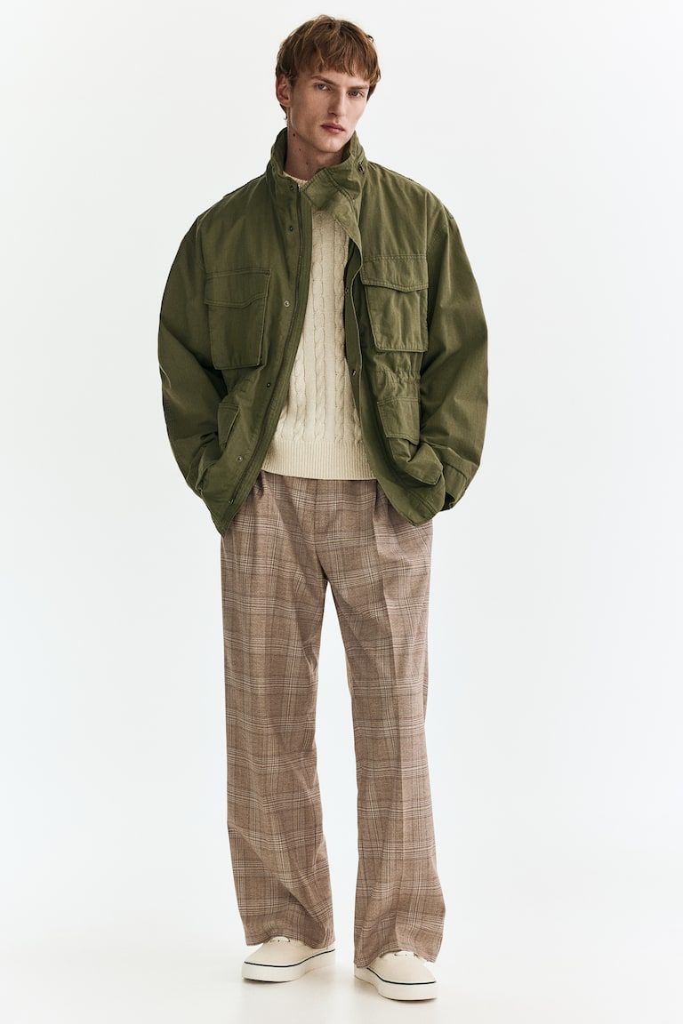 Loose-Fit Tailored Pants