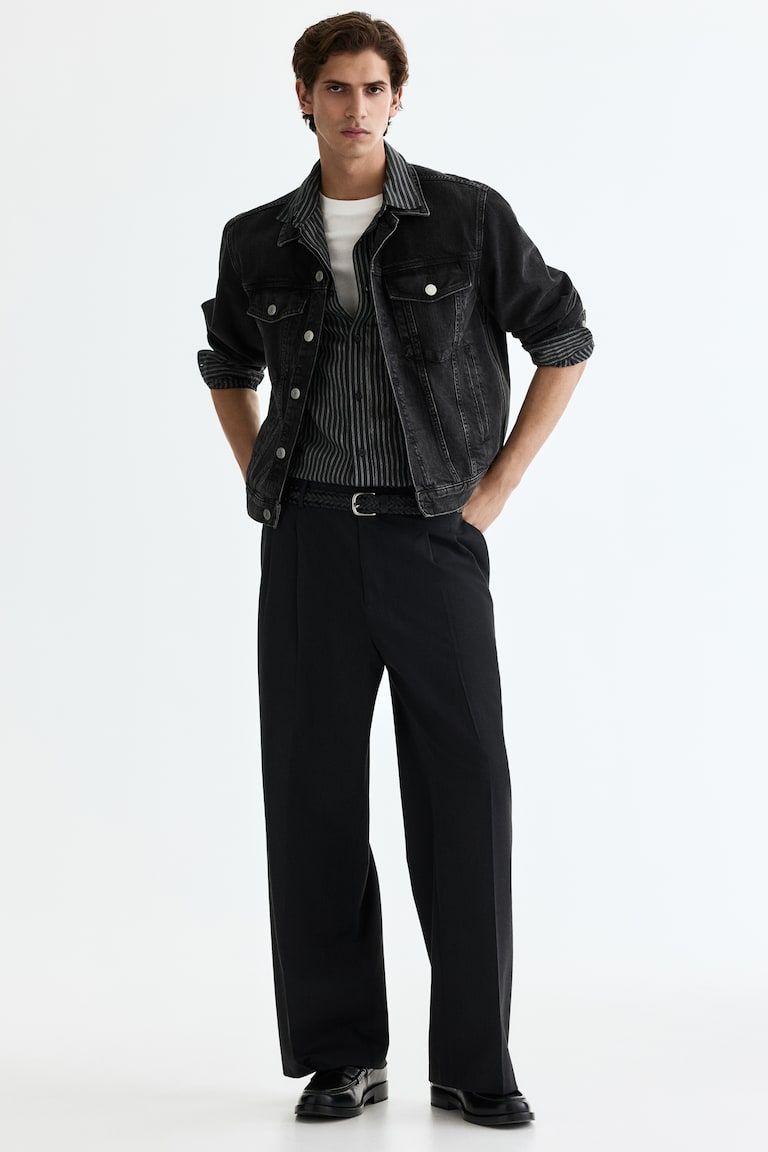 Loose-Fit Tailored Pants