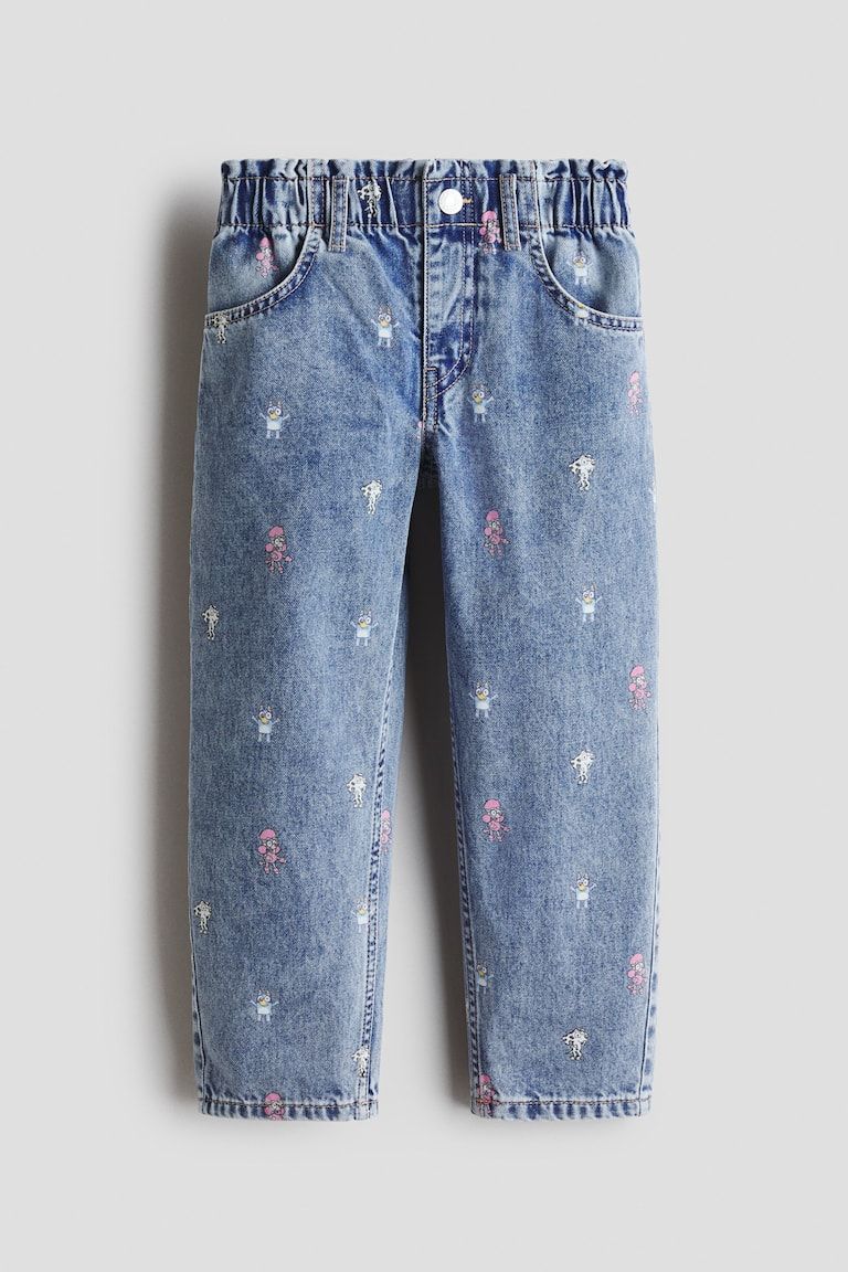 Loose-Fit Tapered Jeans