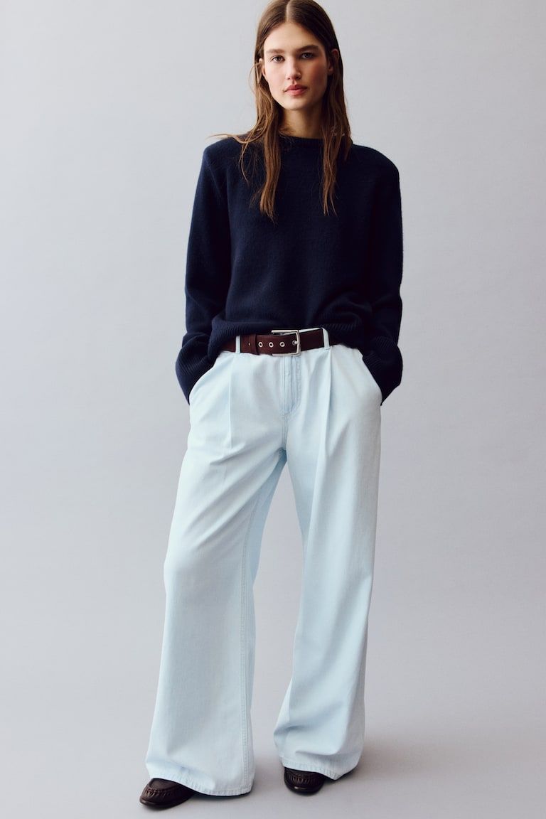 Loose-Fit Wide Regular Jeans