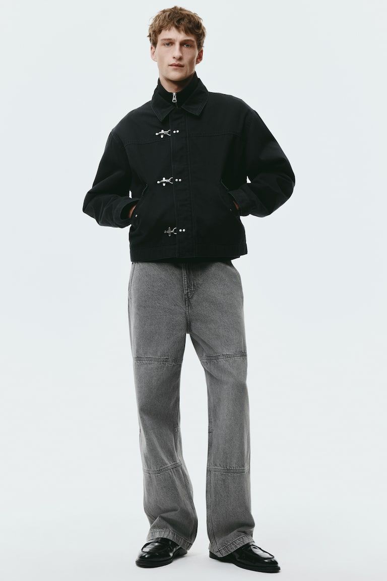 Loose-Fit Worker Jeans