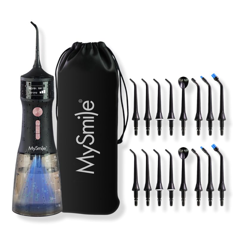 LP221 Cordless UVC Sterilizable Water Flosser with Extra Jet Tips Bundle