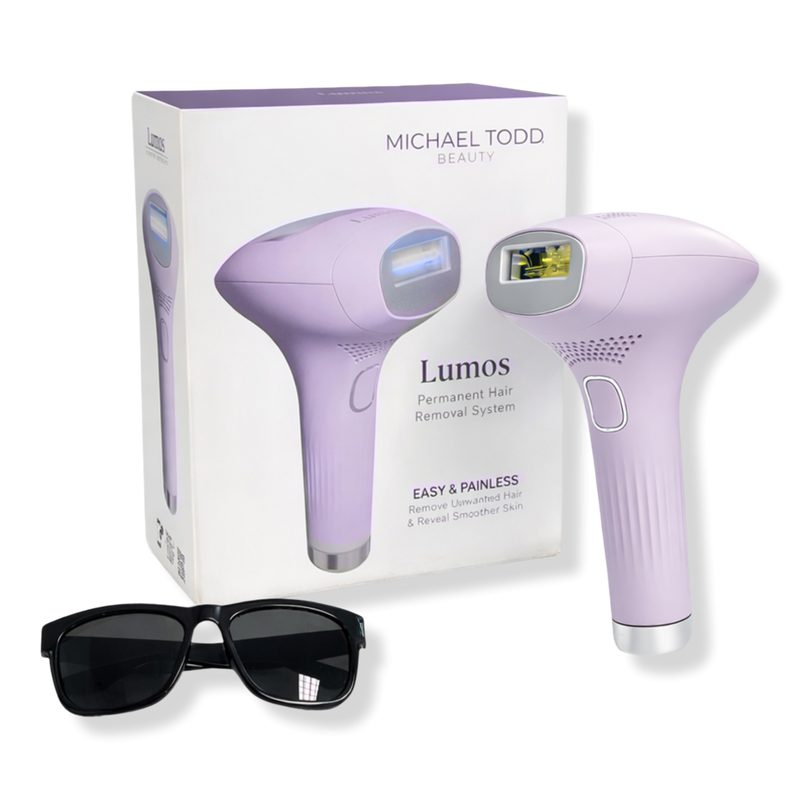 Lumos IPL FDA-cleared ice cooling hair removal device with 999,999 flashes - Lavender
