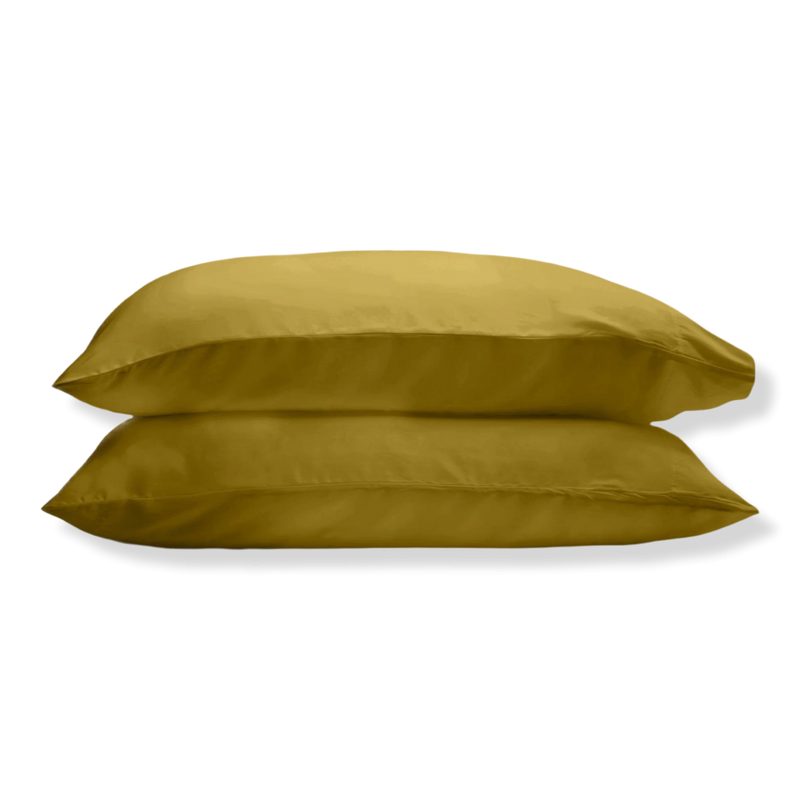 Luxe CleanBamboo Sateen+ Pillowcase Set - Brass