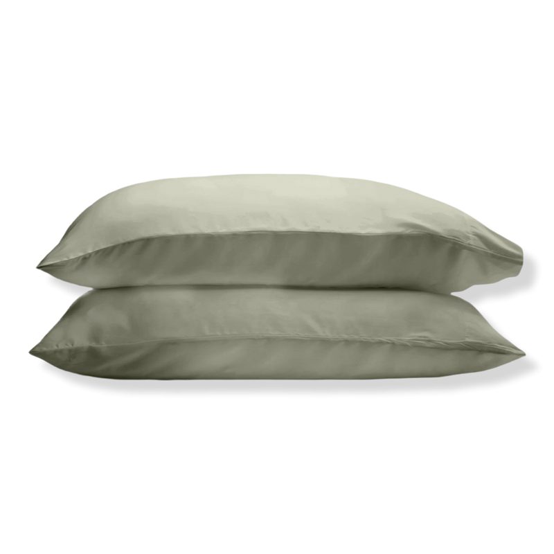 Luxe CleanBamboo Sateen+ Pillowcase Set - Fern