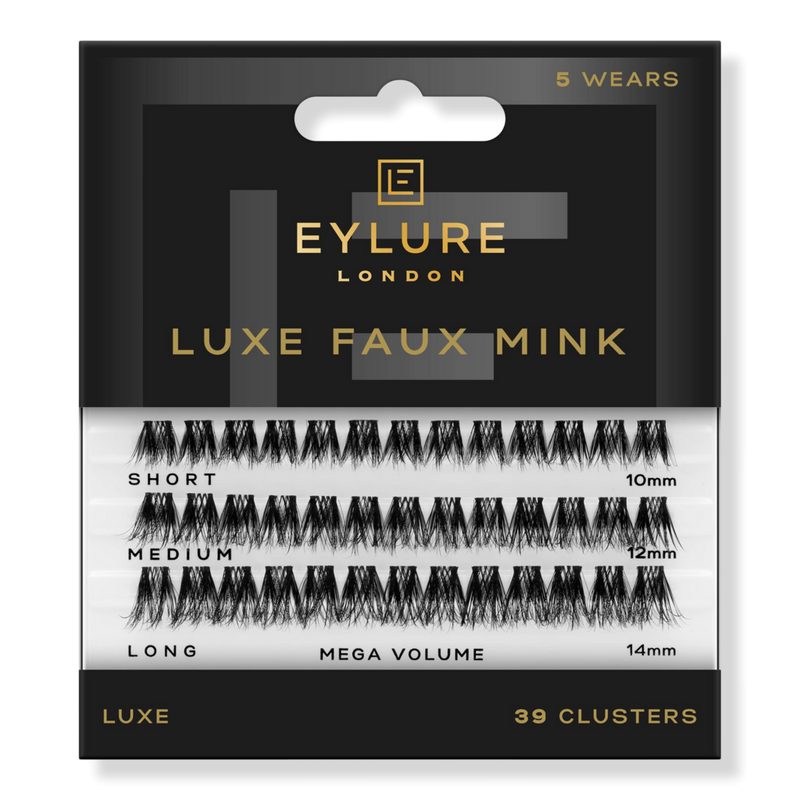 Luxe Faux Mink Mega Volume Eyelash Clusters