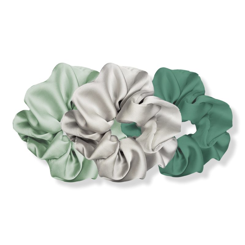 Luxe Plush Scrunchies - Minty Fresh