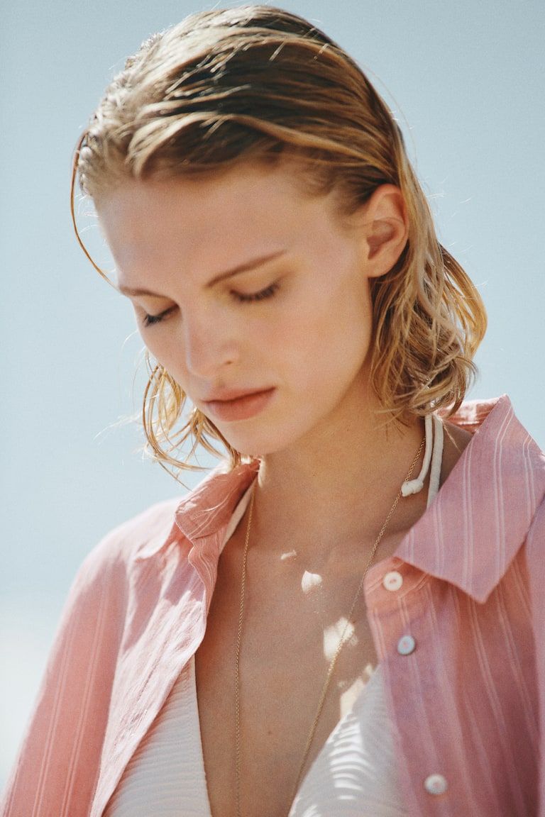 Lyocell-blend shirt
