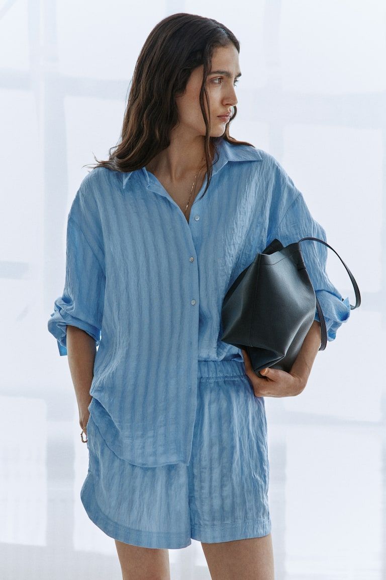 Lyocell-blend shirt