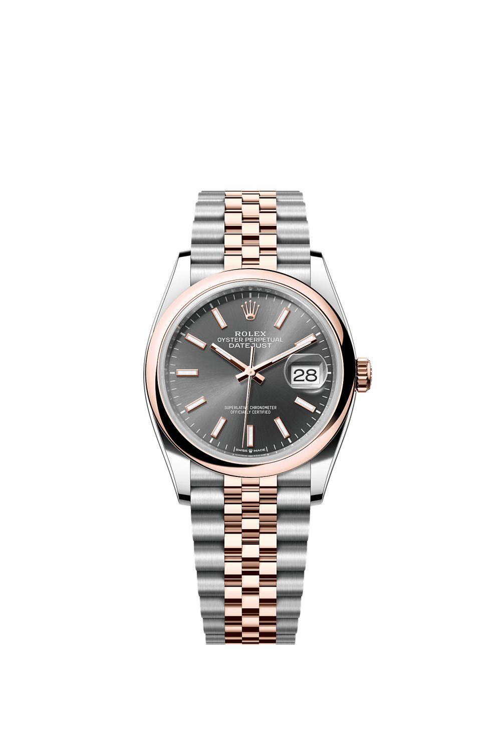 Datejust 36 – Oystersteel and Everose gold
