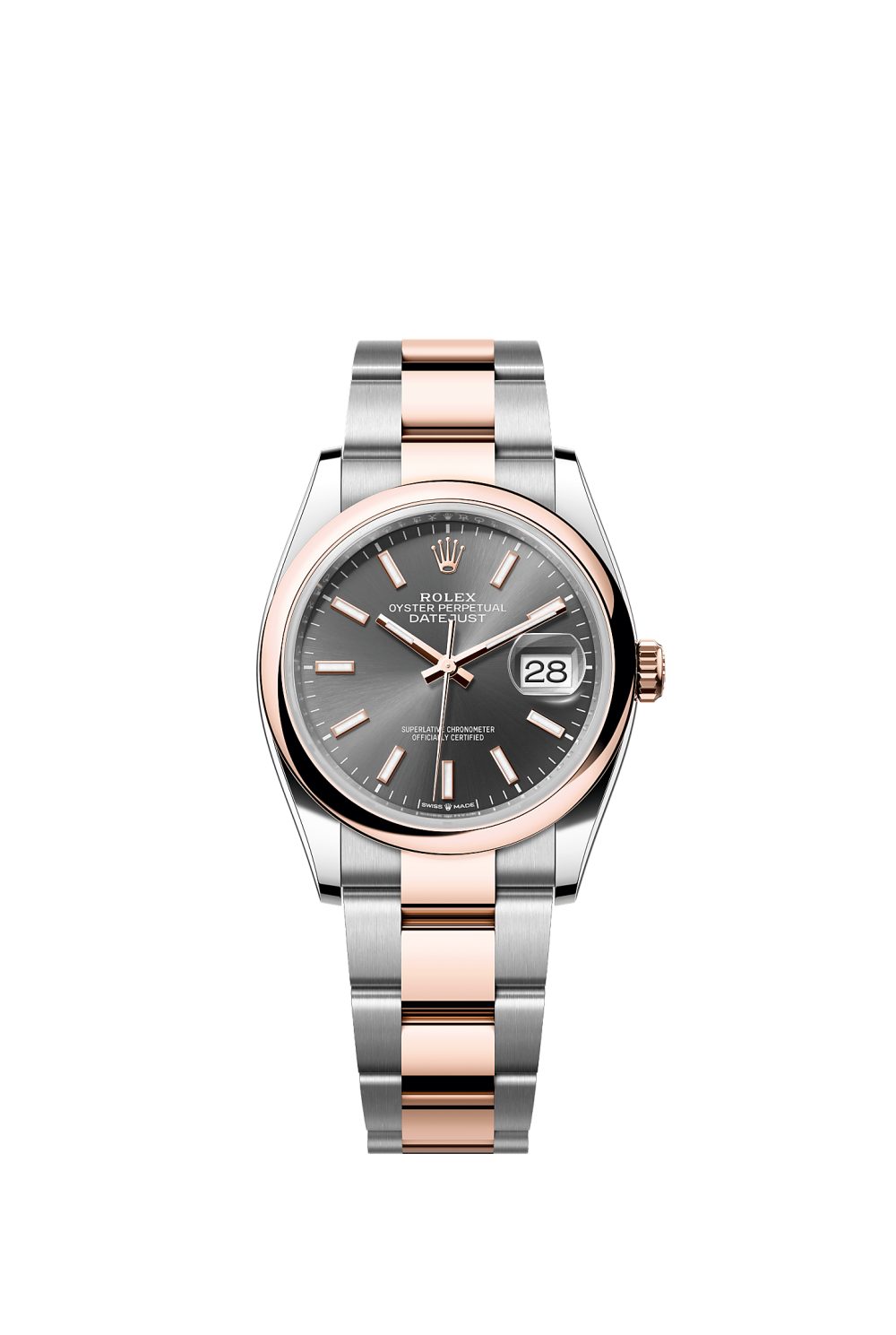 Datejust 36 – Oystersteel and Everose gold