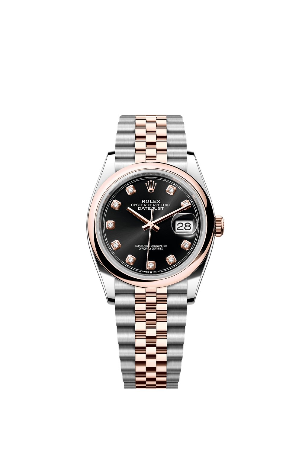 Datejust 36 – Oystersteel and Everose gold