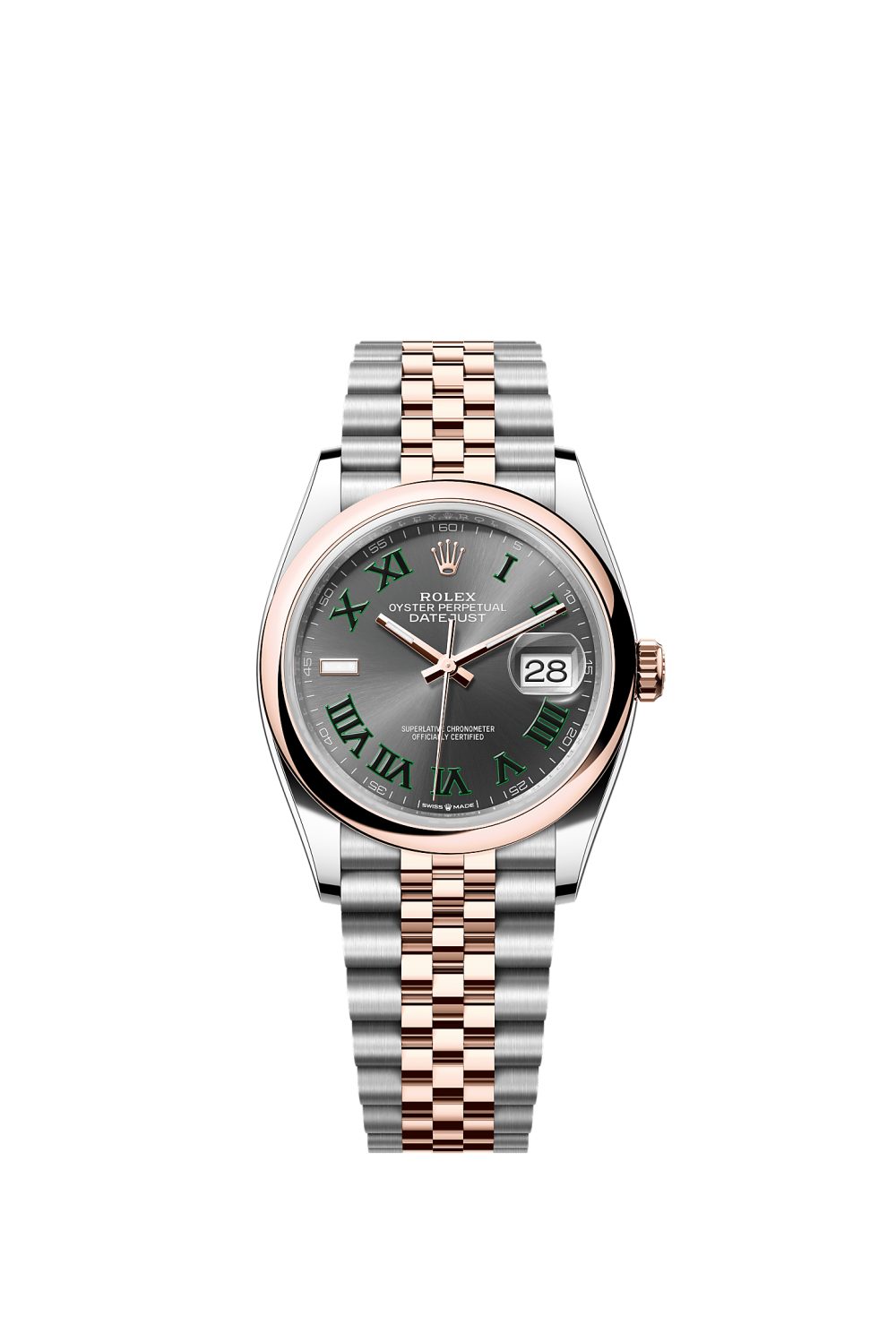 Datejust 36 – Oystersteel and Everose gold