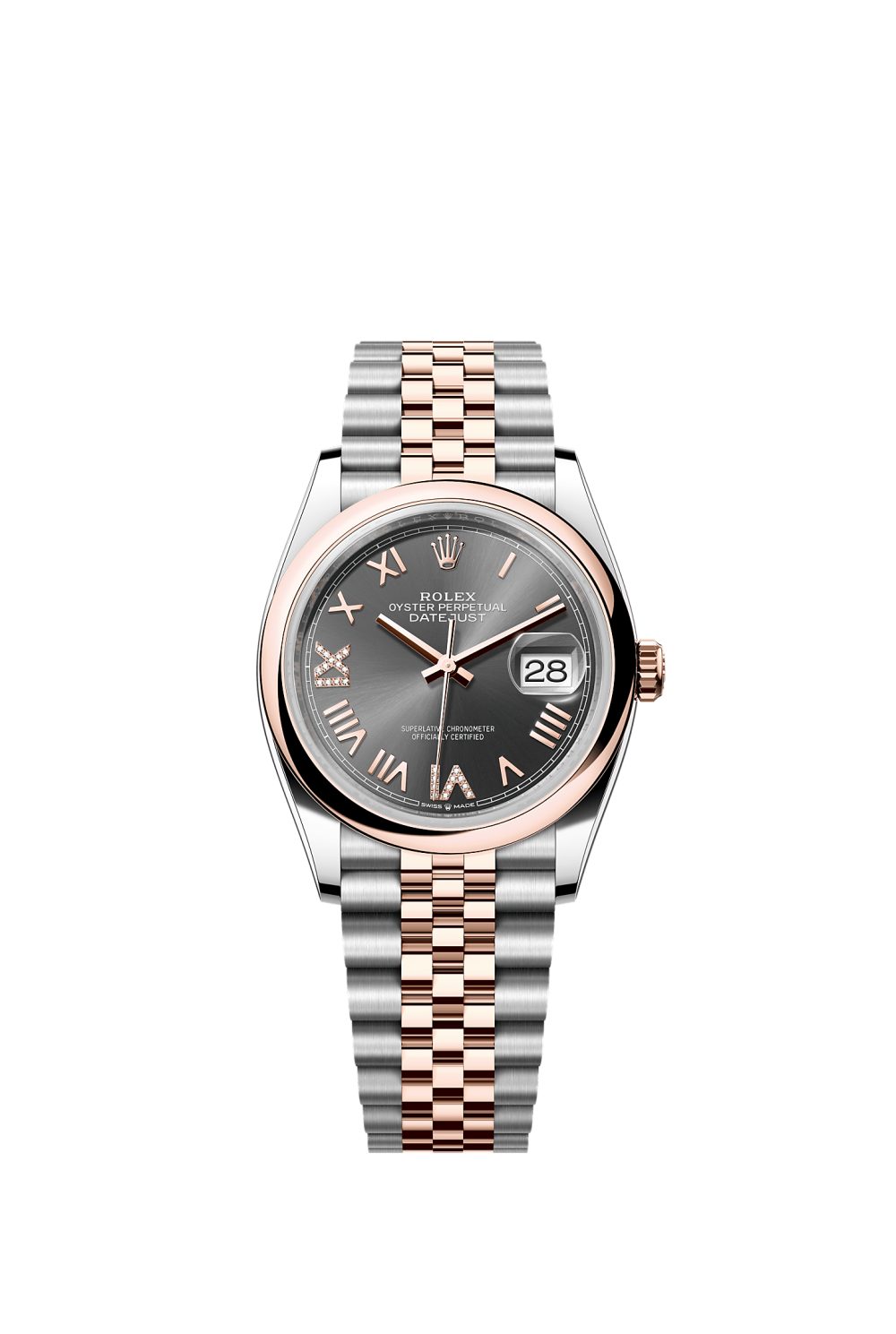 Datejust 36 – Oystersteel and Everose gold