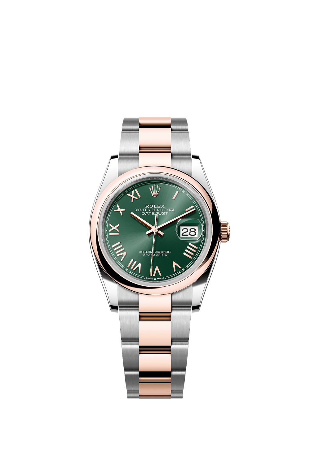 Datejust 36 – Oystersteel and Everose gold