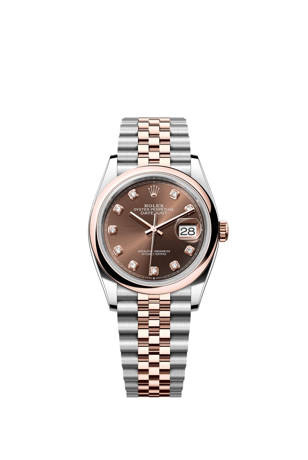 Datejust 36 – Oystersteel and Everose gold
