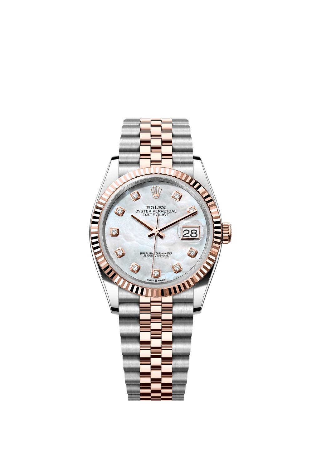 Datejust 36 – Oystersteel and Everose gold