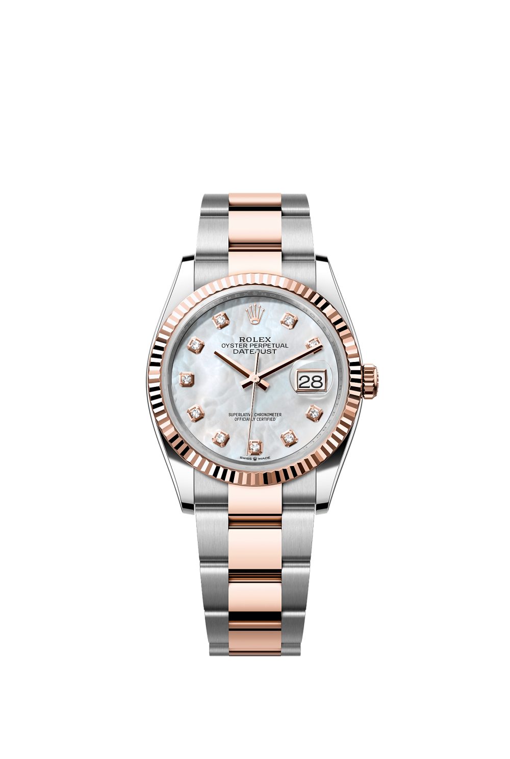 Datejust 36 – Oystersteel and Everose gold