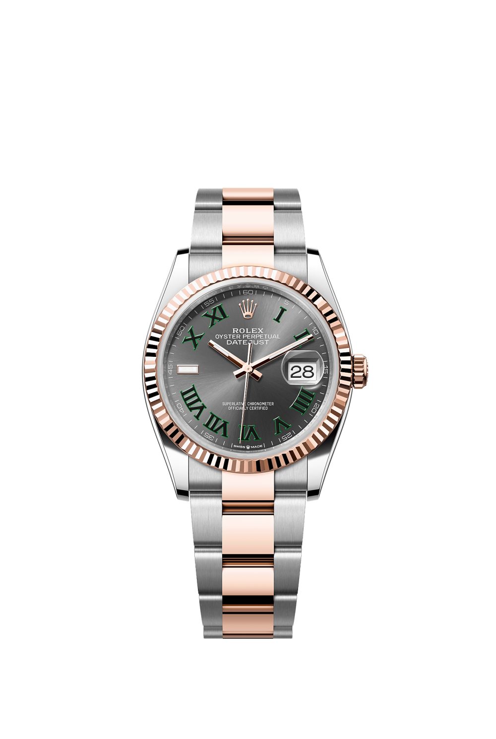 Datejust 36 – Oystersteel and Everose gold