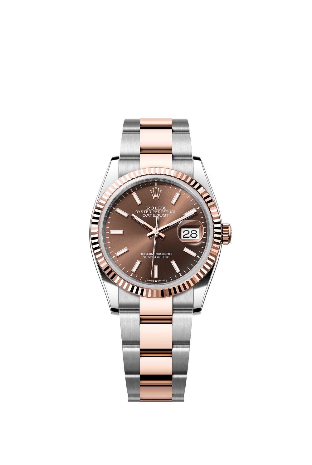 Datejust 36 – Oystersteel and Everose gold