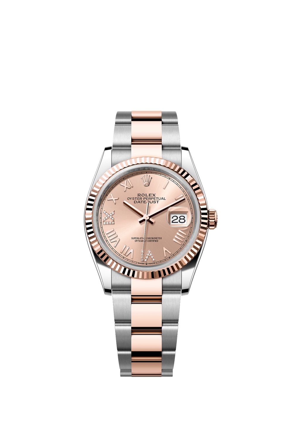 Datejust 36 – Oystersteel and Everose gold